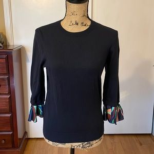 Ted Baker sweater with satin cuff detail